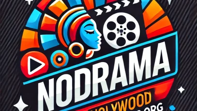 DALL·E 2025-03-01 17.12.04 – A modern and vibrant logo for ‘nodrama.afroestetic.org’, a website that publishes Nollywood films. The logo should feature bold, colorful elements ins